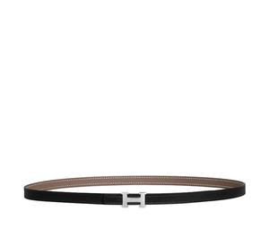 Buy Hermes Metal, Calfskin, Palladium Plated Leather Belts Women's Black Width 1.3CM at Sasom – Authentic and Ready to Ship